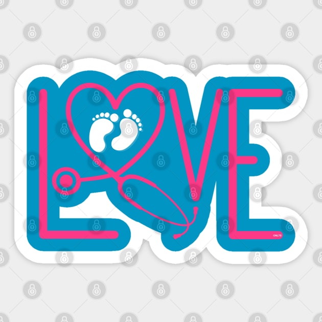 Neonatal Intensive Care Unit Nurse Design Sticker by creative